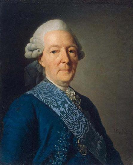 Alexander Roslin Portrait of Ivan Ivanovich Betskoi (1704-1795) France oil painting art
